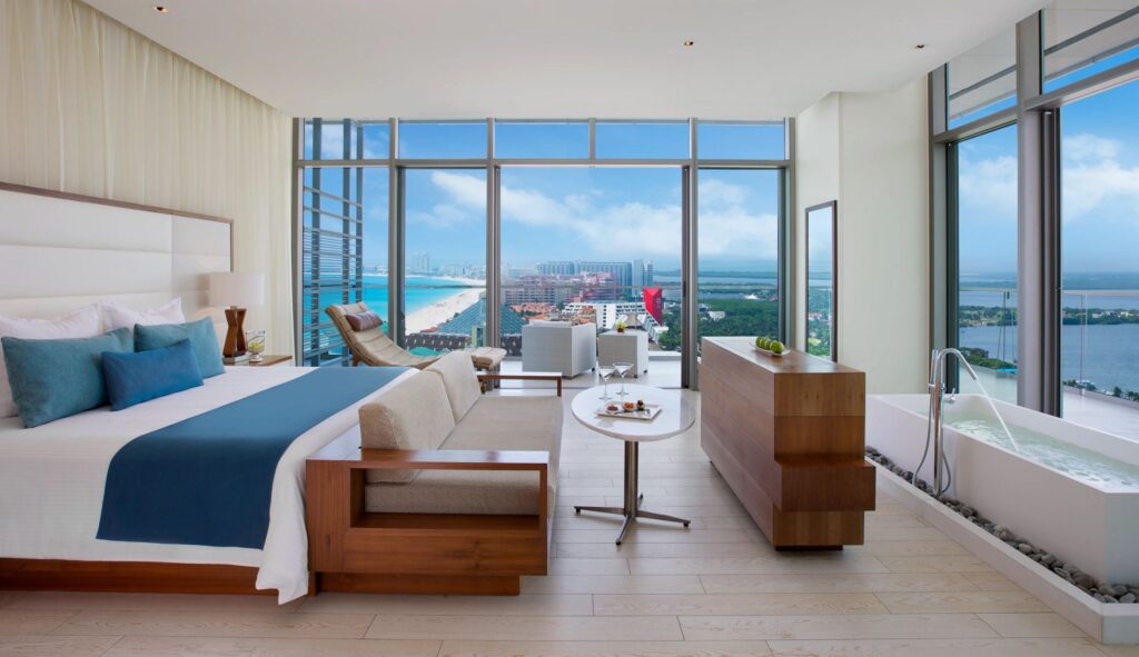 Preferred Club Honeymoon Suite Ocean View | Secrets The Vine, Cancun Mexico